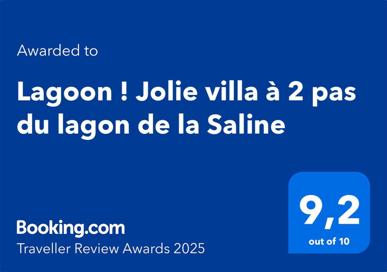 Lagoon ! Jolie Villa A 2 Pas Du Lagon De La Saline Eksteriør bilde